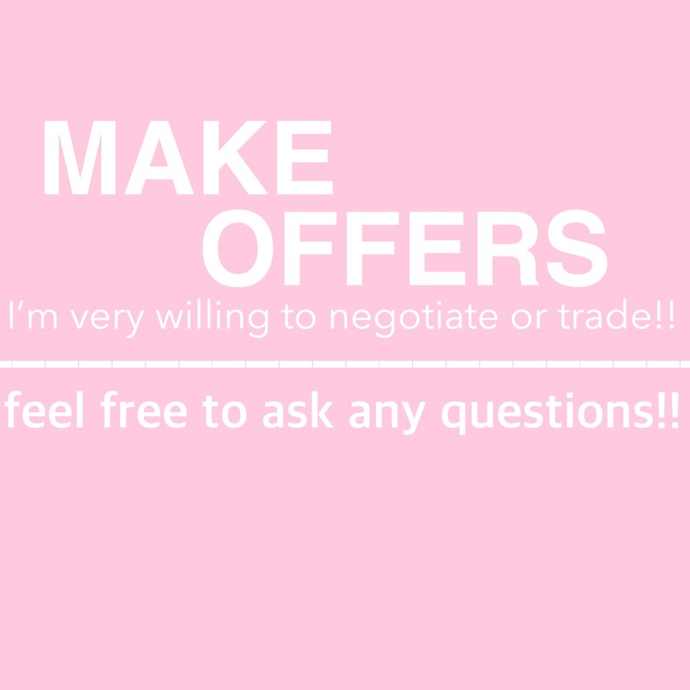 willing to negotiate prices or trade :)